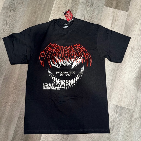 Allegory Other - Allegory Berserk Struggler Shirt Mens Large Black Graphic Anime Horror